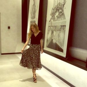 Animal Print Skirt